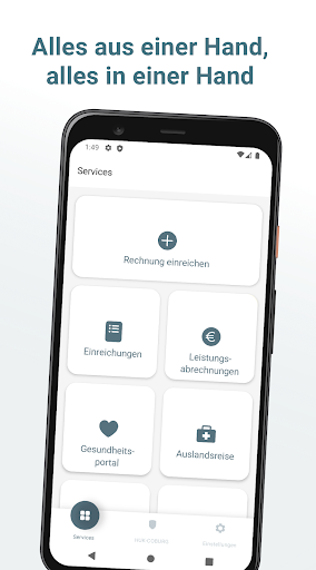 Android application HUK - Meine Gesundheit screenshort