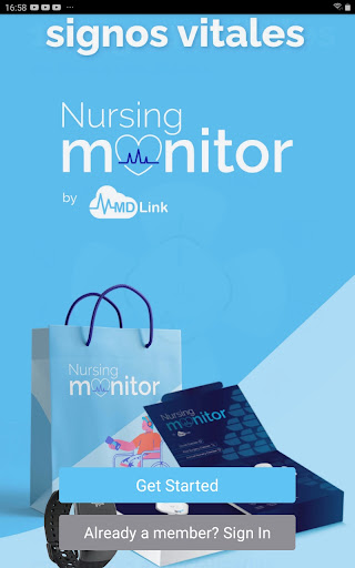 Android application Nursing Monitor screenshort