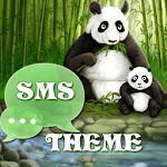 Cover Image of Télécharger Thème Panda GO SMS Pro  APK