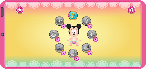 Android application Minni Baby Mouse Care screenshort
