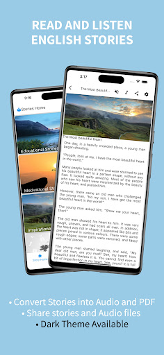 Android application Read & Listen English Stories screenshort