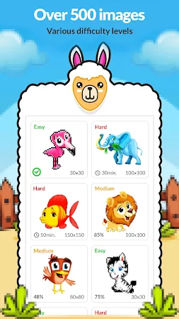 Game screenshot Animal Color by Number Book mod apk