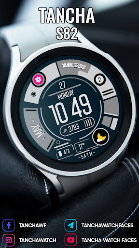 Tancha S82 Info Hub Watch Face screenshot 11