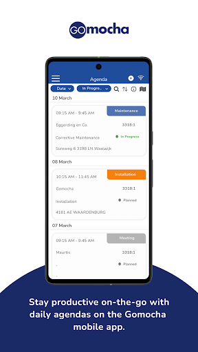 Android application Gomocha FSP screenshort