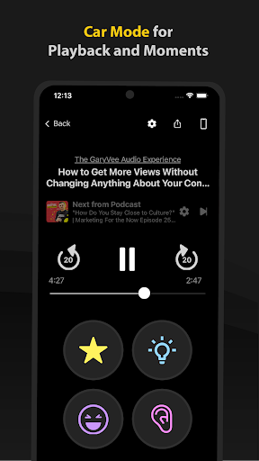 Screenshot of Momento Podcasts