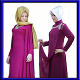 Evening dresses, scarf, hijab icon