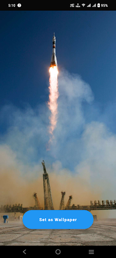 Android application Rocket Wallpaper screenshort