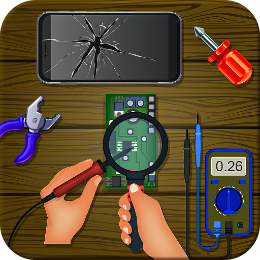 Jogo de conserto de eletrônicos - Conserte o celular e o laptop em divertidos  jogos mecânicos::Appstore for Android