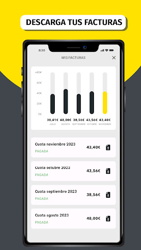 Mi Embou – Área de cliente Screen 2