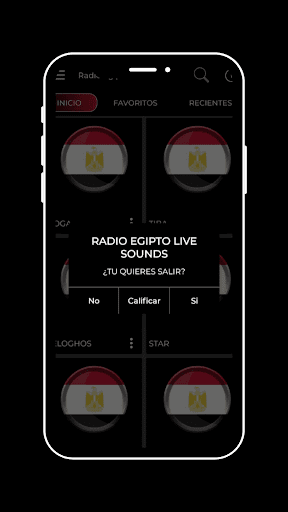 Android application Radio Egipto Live Sounds screenshort