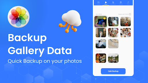 Cloud storage - Drive backup Screen 2