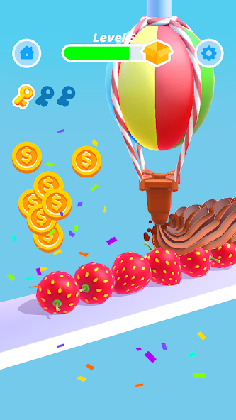 Perfect Cream: Icing Cake Game 1.19 APK + Mod (Remove ads / Unlimited money) for Android