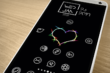 screenshot of Neon-W Icon Pack