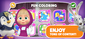 Game screenshot Masha and the Bear Art Academy apk download