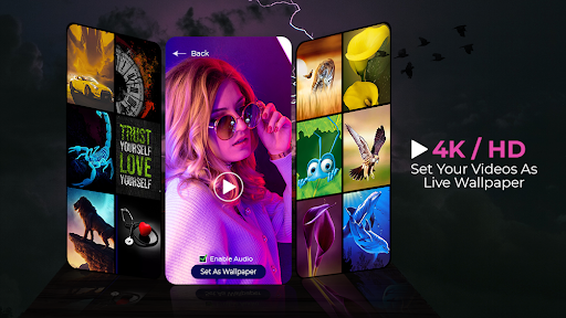 Android application Live Video Wallpapers Maker screenshort