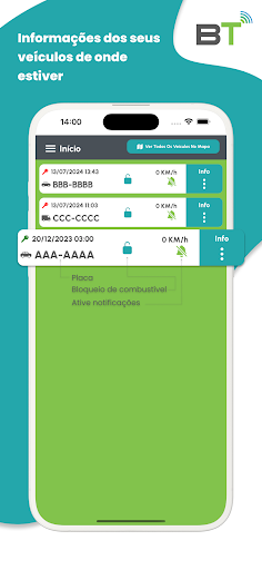 Android application BolTech Rastreadores screenshort