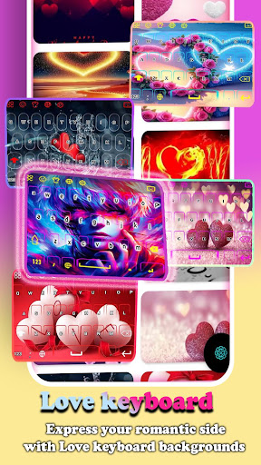 Neon Anime Mask Man Keyboard Screenshot 3 - AppWisp.com