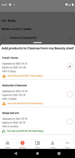 Beauty Secrets Screen 2