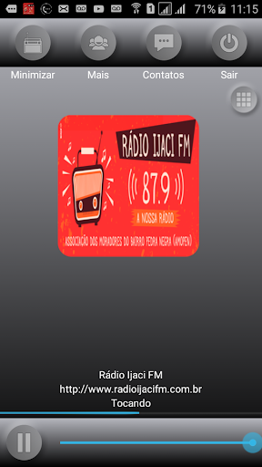 Android application Rádio Ijaci FM screenshort