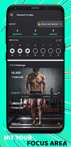 Android application Home Workouts - No Equipment screenshort