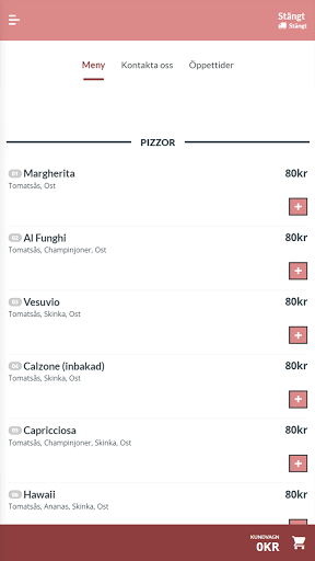 Android application Pizzeria La Polarda screenshort