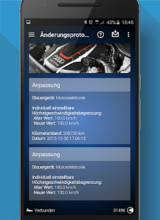 OBDeleven VAG Autodiagnose Screenshot