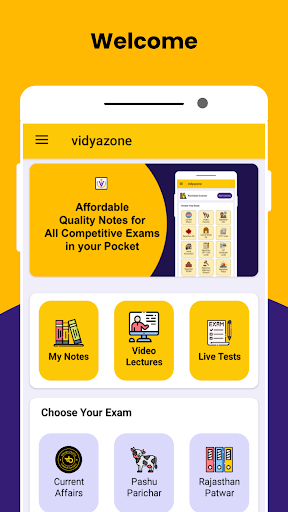 Android application Raj CET, Pashu Parichar Notes screenshort
