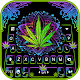 Neon Mandala Weed Keyboard Background Download on Windows