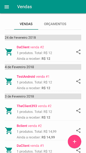 App do Vendedor Screen 2