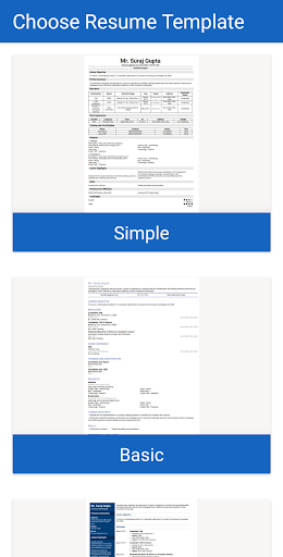 Resumaker CV  Resume Builder