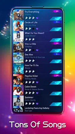 Game screenshot Piano Fire: Edm Music & Piano hack