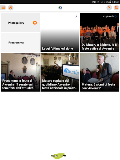 Android application Festa di Avvenire screenshort