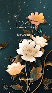 Abstract Flowers - Wallpaper