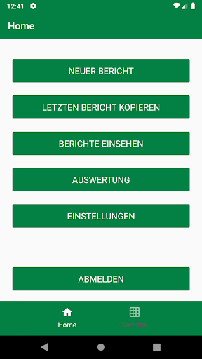Android application SHS.Bau screenshort