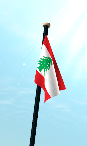 Lebanon Flag 3D Live Wallpaper Screen 3