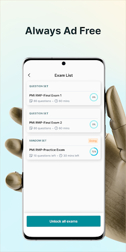 PMI-RMP Exam Simulator Screen 3