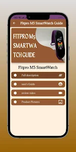 Fitpro M5 SmartWatch Guide