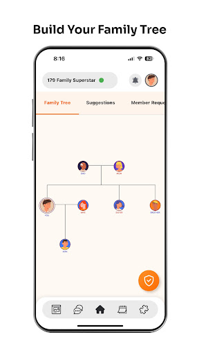 Android application FamilyBond screenshort