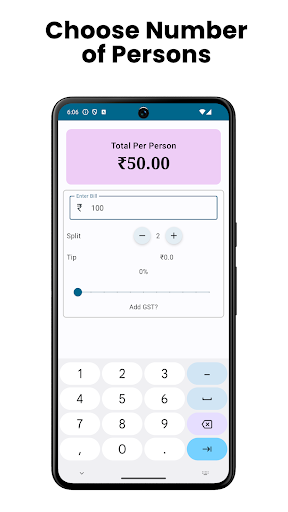 Split your Bill Screen 2