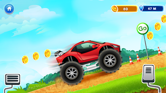 Uphill Races Car Game for kids 10