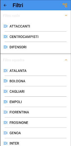 Fantacalcio predict Lite Screen 3