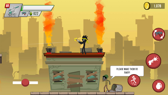 Stick vs Zombies لقطة شاشة