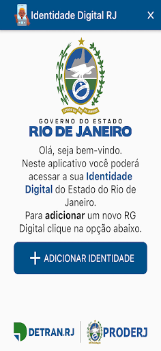 Android application Identidade Digital RJ screenshort