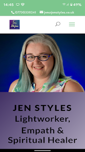Jen Styles Lightworker Empath Screenshot