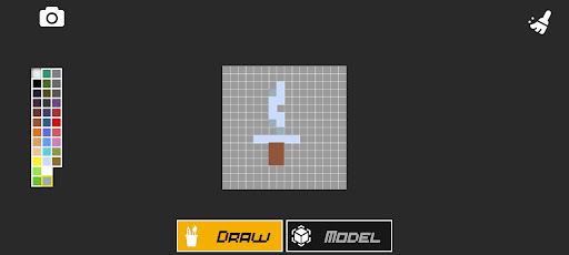 Android application Voxel Paint screenshort