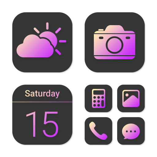 Wow Moonlight Stars, Icon Pack logo