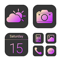 Wow Moonlight Stars, Icon Pack