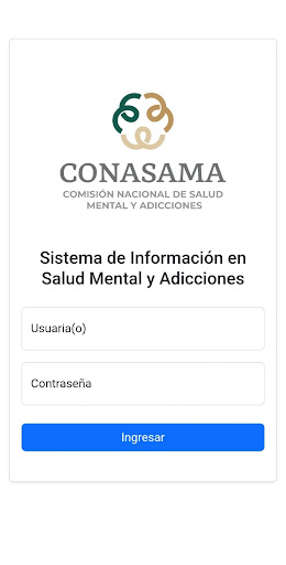 Android application SISMA - CONASAMA screenshort