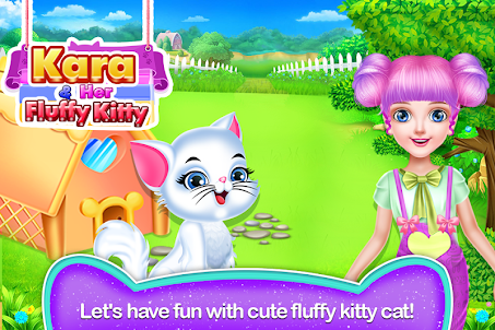 Kara and Her Fluffy Kitty