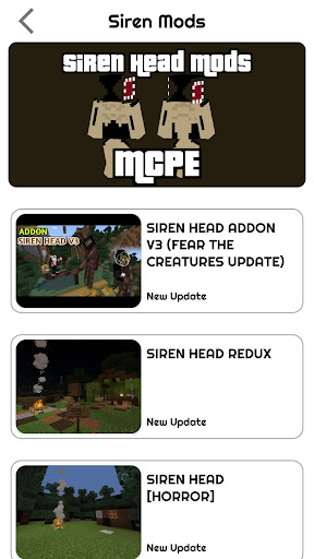 Siren Head mod for Minecraft PE